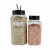 Import square shape 500ml plastic salt pepper shaker with 62mm sifter cap 14oz 16oz saffron seasoning spice  jar flip top cap from China