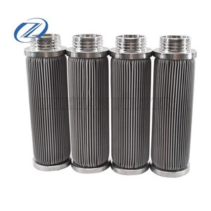 ss pleated corrugated filter element used on auto cigarette making machine hydraulic oil filter