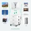 Stackable Modular Growatt 51.2v 10kwh 20kwh 30kwh 50kwh Lifepo4 Lithium Ion Home Solar System 48V 200Ah Energy Storage Battery