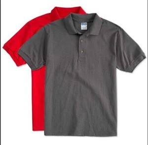 staff uniforms 100% cotton black custom promotional polo men  t-shirt