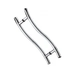 Stainless  glass door handle mirror manufacturer
