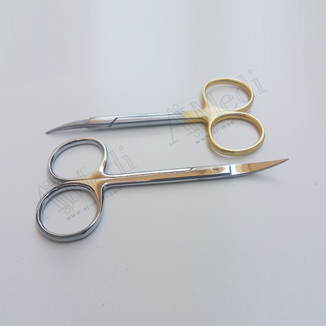 Stainless Steel Curve Beauty Scissors
