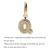 Import Stainless Steel Hook Ear Ring Mini Baguette Letter Charm Earring Men Iced Out Dangle Custom Rapper Nickle from China