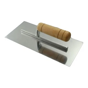 Stainless steel  plastering trowel metal wood handle trowel