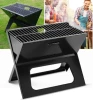 Stainless Steel Portable Easy Cleaning Charcoal Camping BBQ Grill
