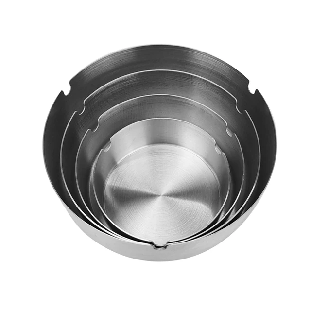 Stainless Steel Round High Temperature Resistant Drop Resistant Design Ashtray Cigarette accessories