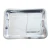 Stainless steel square plate baking plate hotel restaurant servicing plate  servicing tray