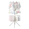 Standing Type Foldable Stainless Steel Cloth Drying Rack Baby Cloth Rack
