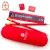 Import Stationery set back to school hard plastic pencil case, custom bank logo printing with cheap price promotional stationery set from China