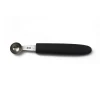 steel kitchenware accessories fruit spoonice cream spoon with different shape with  pp handle
