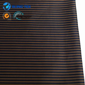 Striped printed fabric Polyester taffeta stripe  fabric