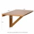 Import Stylish design Height adjustable wooden Wall-Mounted Drop-Leaf Folding Table from China