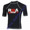 Sublimation Half Sleeves Rash Guards Lycra Custom Jiu Jitsu Martial Arts MMA Compression Wear