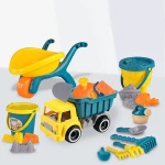 Summer Beach Play House Children Playing Water Toys Outdoor Set Hourglass Shovel Tool