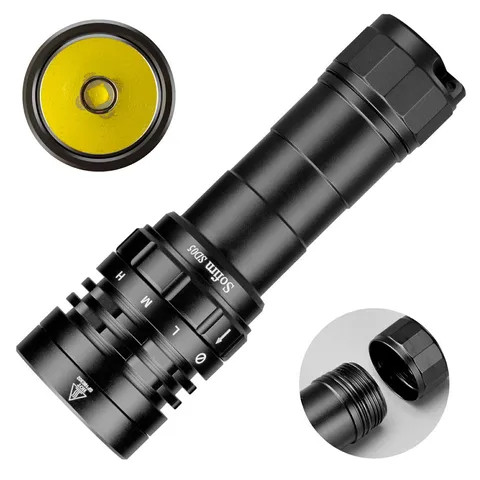 Super Bright 3000lm XHP50.2 Magnetic Switch 3 Modes 21700 Scuba Diving Flashlight  Dive Light Lamp