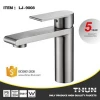SUS304 stainless steel single lever harmonious design basin faucet high quality modern house bathroom faucet