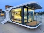 Swenden Outdoor Camping Holiday Rooms Wooden Tiny Houses with Skylight Sunrise Visible Small Wood Furniture Equipped Home