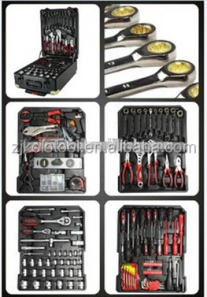 Swiss Kraft Professional Tools Line, 186pcs Aluminum Case Tools Kit
