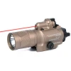 Tactical X400V IR Pistol Light accessories Combo Constant/Momentary/Strobe Output Rifle Red Laser Gun Flashlight