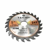 TAICHIV 125mm 5Inch 24Teeth TCT Circular Saw Blades for Wood Cutting