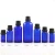 Import Tamper Evident Proof Cap Blue 5ml 10ml 15ml 20ml 30ml 50ml 100ml Glass Essential Oil Bottle With Orifice Reducer Drop from China