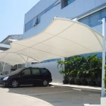 Tensile Membrane Structure Car Parking Shed Canopy In Architecture Membrane