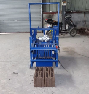 The factory direct sale free - burning hollow brick machine small mobile cement brick machine