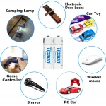 Tipsun usb aa batteries 1.5 battery aa 1500mah lithium ion battery
