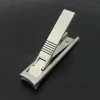 Top fashion custom logo patent design super thinnest folding stainless steel nail clipper
