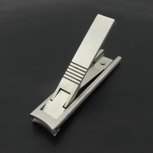 Top fashion custom logo patent design super thinnest folding stainless steel nail clipper