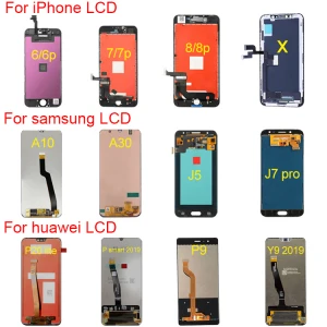 Top quality 100% original display Digiziter accesories spare parts replacement touch screen mobile phone lcds all brand