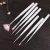 Import Top Quality Private Label Nail Brush Set Different Size Plastic Handle Nylon Hair Nail Art Brush from China