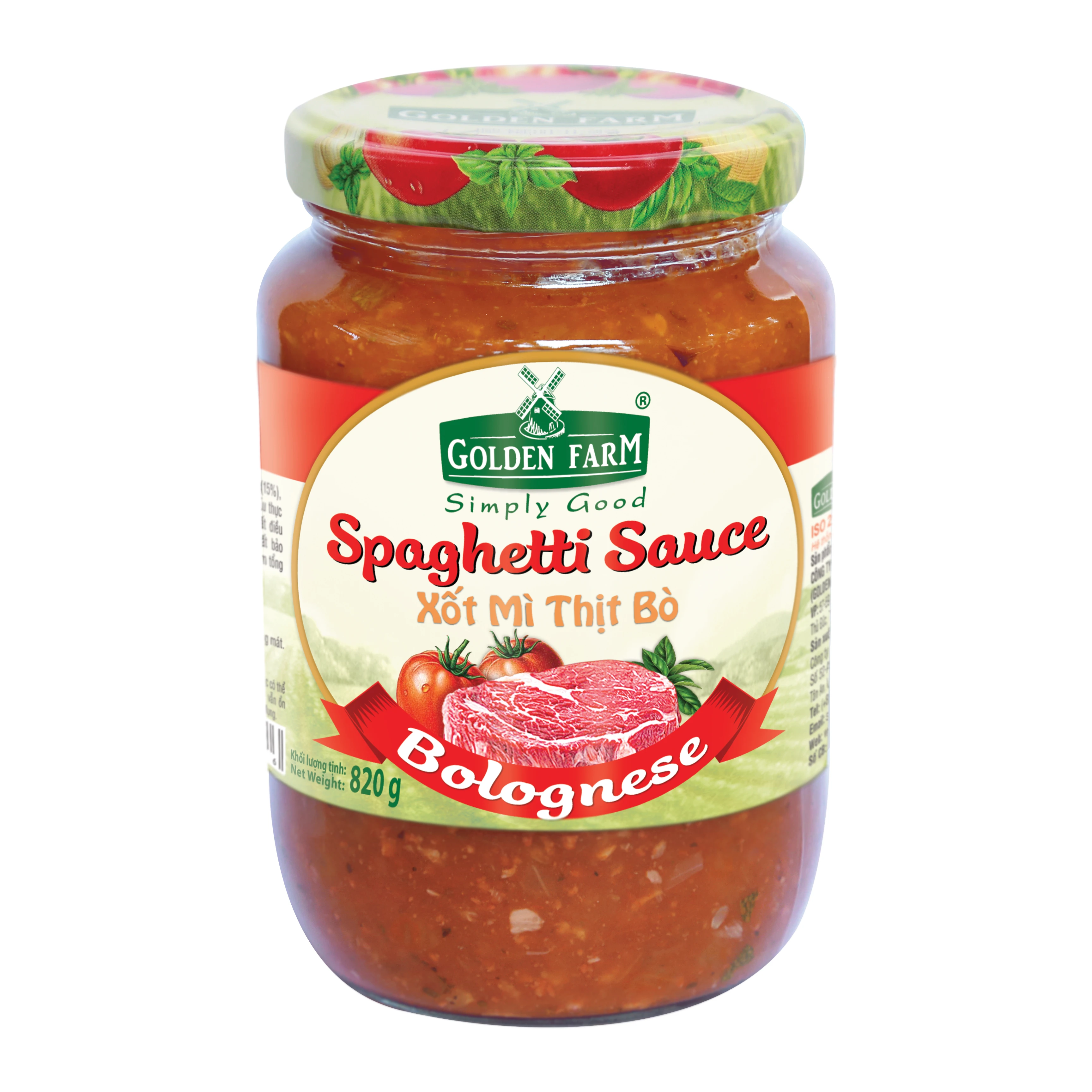 Top quality Spaghetti Canned Pasta Made In Vietnam /  820 gr Bolognese Sauce Pasta Sauce Flavor