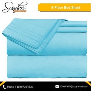 Top Ranked Textile Exporter 100% Cotton Bed Sheet Cover Set at Cheap Price