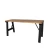 Import Top Sale Modern Style Steel Long Wood Garden Bench from China