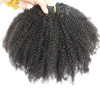 Top selling best quality afro kinky curly human hair extensions