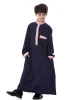 Traditional Embroidered Breathable Long Sleeve Muslim Clothing Islamic Thobe Muslim Cloth Boys Muslim Boys Clothing