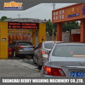 Tunnel Car Wash Equipment and Dry Station Car Care fast cleaning