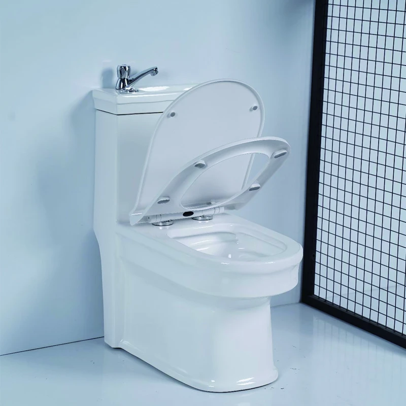 turkey  3 in 1 wc tank  bidet Twice sink toilet in one smart tank closet tap into toilet bidet  monoblock toilet with washbasin
