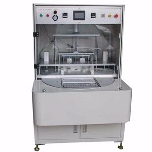 Turntable type double-side heating vacuum sealing machine for lithium polymer batteries