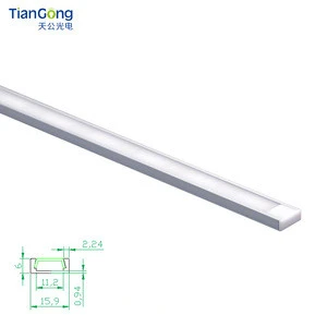 Ultra-thin surface mount 1616 LED linear light for wardrobe and cabinet LED lighting
