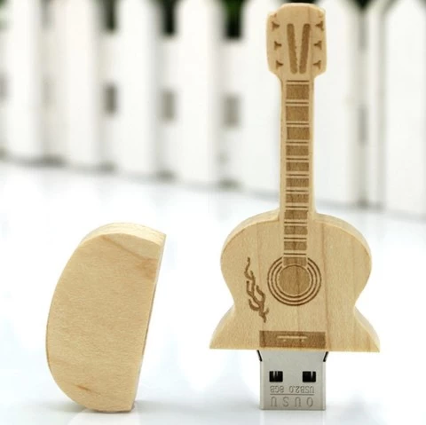 Undertake wood arts  guitar usb flash disk maple violin USB flash drive