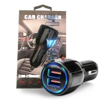 UNIONUP Fast Car Charger Adapter 36W 6A Dual USB QC 3.0 Car Charger for iPhone 8 X Samsung