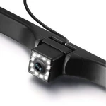 Universal Waterproof Long License Plate Frame 12LED Car Rear View Camera For Reverse Parking
