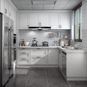USA Modern Gray Kitchen Cabinet From China Maker