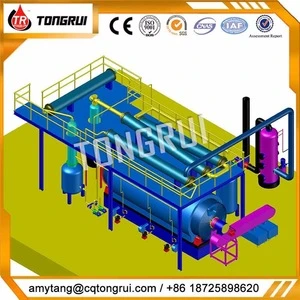 Used Motor Oil Distillation Machine Recycling Machine To Diesel Petroleum Refinery For Sale