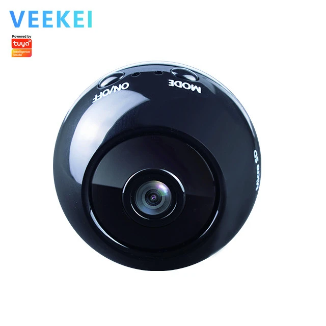 VEEKEI Hidden Infrared Night Vision Monitor Mini WIFI CCTV Camera HD 1080P IP Camera WIFI Spycam Camara With Magnetic