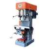 Vertical drilling tapping 2 spindle manual hand drilling machine for machining castings part brass faucet