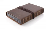 vintage genuine leather family diy memory photo album book