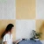 Import wallpaper flower 3d foam wall panels  hotel wallpaper from China